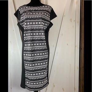 Mlle Gabrielle Fitted Midi Dress